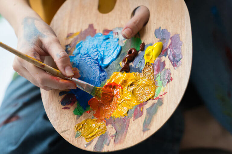 Acrylfarben